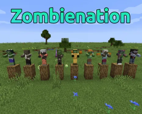 Мод на зомби для Майнкрафт 1.16.5 (Zombienation)