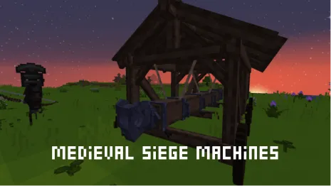Мод на средневековое оружие для Майнкрафт 1.16.5 (Medieval Siege Machines)