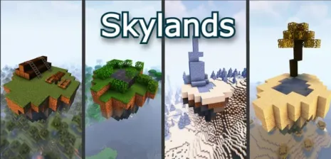 Мод на парящие острова для Майнкрафт 1.18.2 (Skylands)