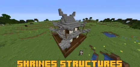 Мод на новые структуры для Майнкрафт 1.18.2 / 1.17.1 (Shrines Structures)